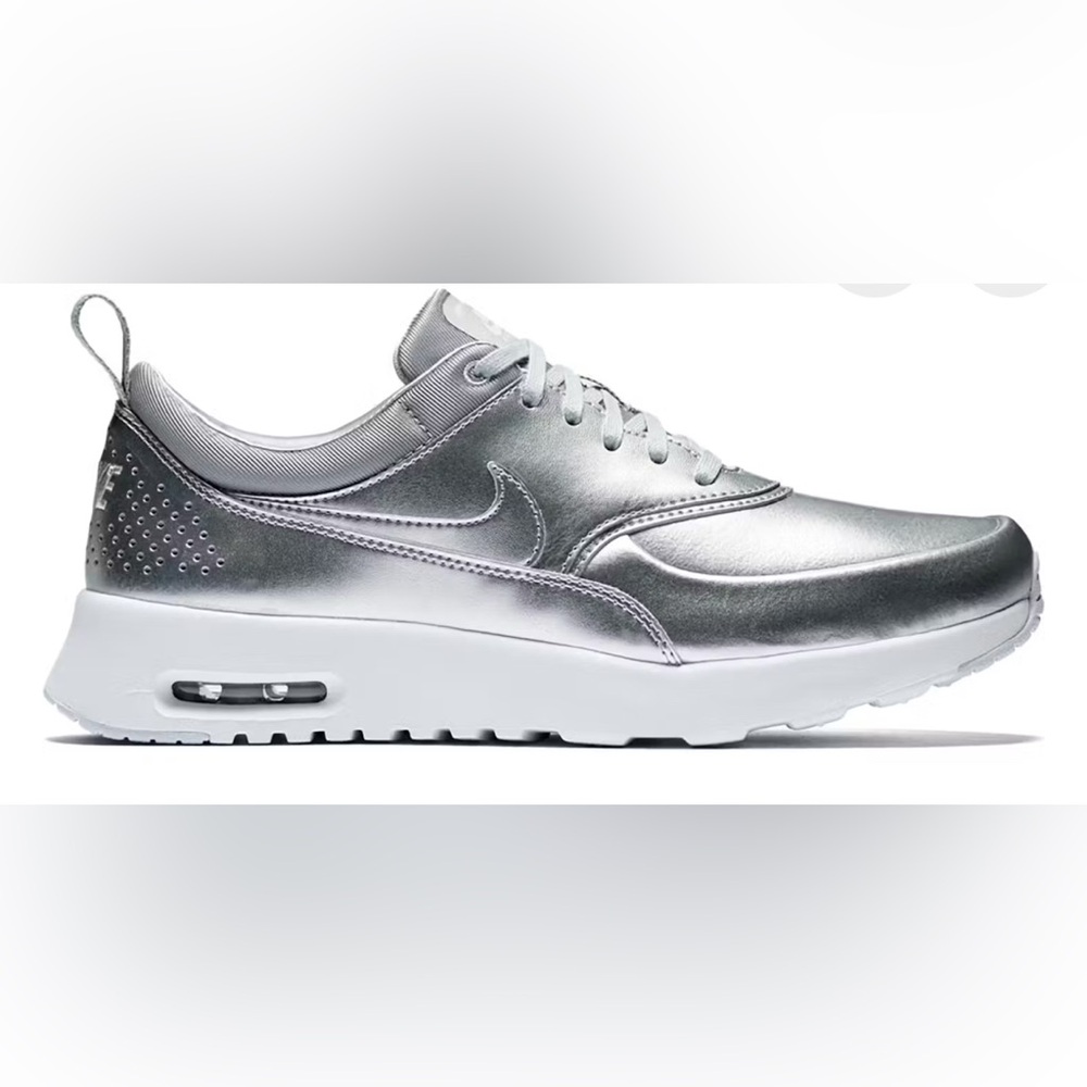 Nike Air Max Metallic Silver Sneakers